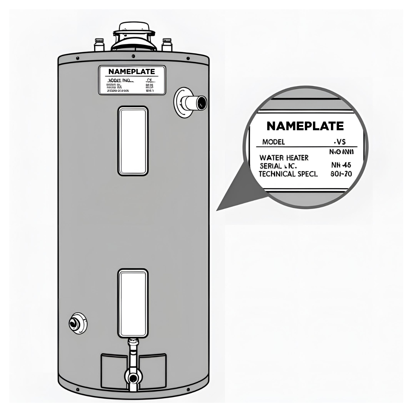 Water Heater Nameplate